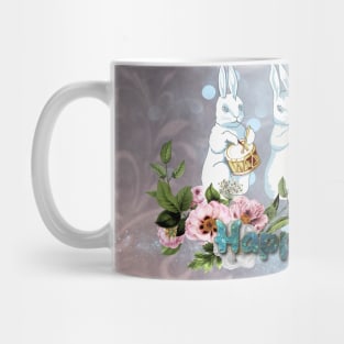 Funny easter bunny playing music Mug